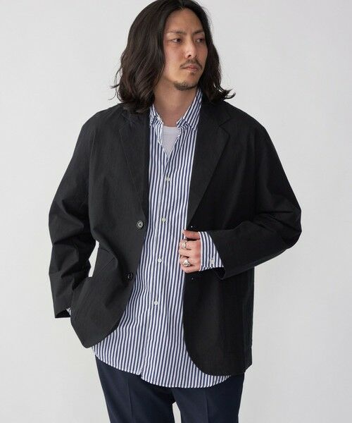 SHIPS / シップス テーラードジャケット | SHIPS: コットン ブロード リラックス シャツ ジャケット | 詳細20