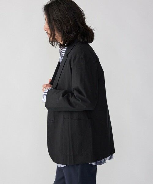 SHIPS / シップス テーラードジャケット | SHIPS: コットン ブロード リラックス シャツ ジャケット | 詳細21