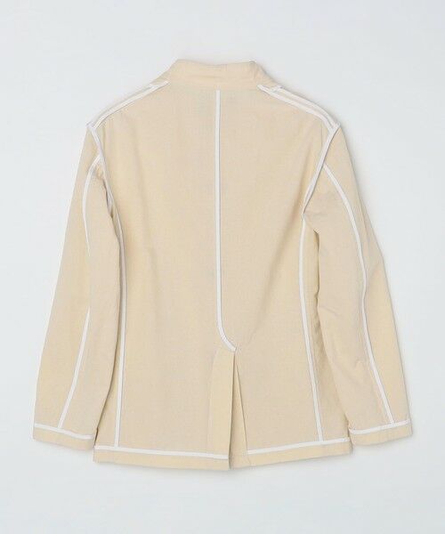 SHIPS / シップス テーラードジャケット | BATEAUX DE SHIPS: 和紙 リネン ポプリン スタンド 4ボタン ジャケット | 詳細9