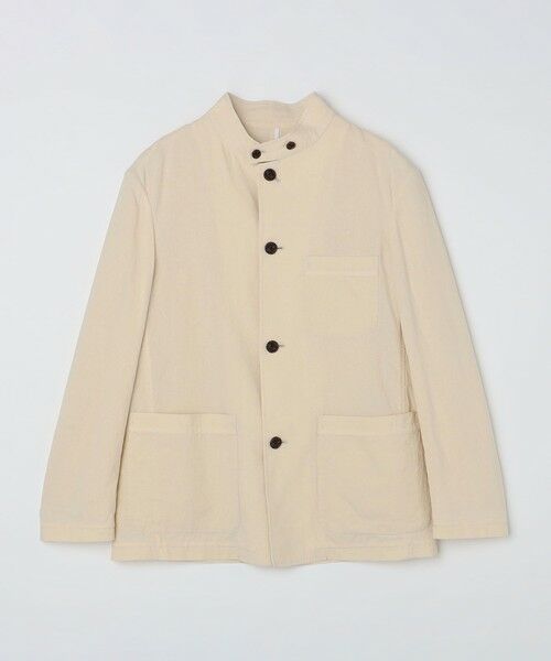 SHIPS / シップス テーラードジャケット | BATEAUX DE SHIPS: 和紙 リネン ポプリン スタンド 4ボタン ジャケット | 詳細2