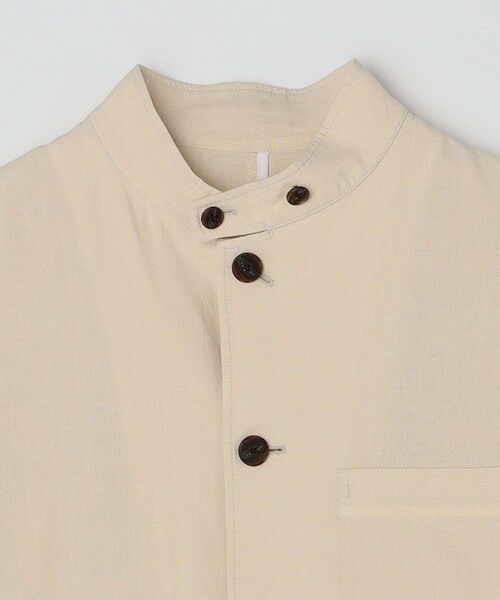 SHIPS / シップス テーラードジャケット | BATEAUX DE SHIPS: 和紙 リネン ポプリン スタンド 4ボタン ジャケット | 詳細4