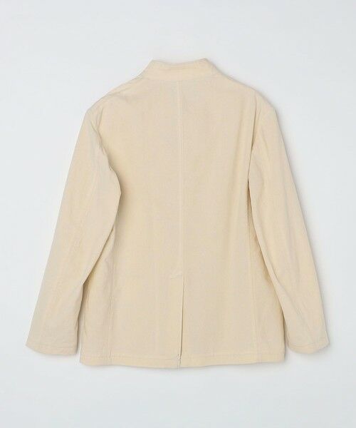 SHIPS / シップス テーラードジャケット | BATEAUX DE SHIPS: 和紙 リネン ポプリン スタンド 4ボタン ジャケット | 詳細7