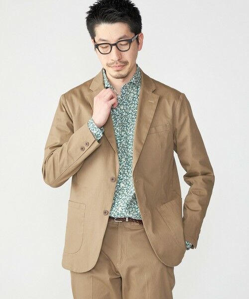 SHIPS / シップス テーラードジャケット | SHIPS: 〈セットアップ対応・手洗い可能〉ウォッシュド ピケ 2ボタン ジャケット | 詳細1