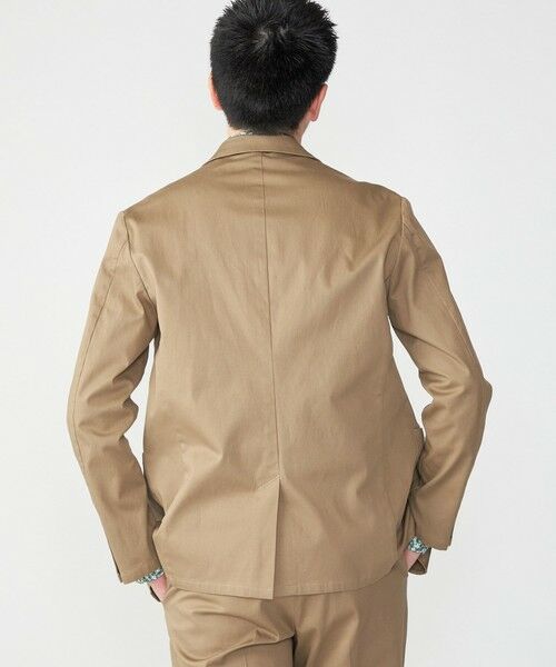 SHIPS / シップス テーラードジャケット | SHIPS: 〈セットアップ対応・手洗い可能〉ウォッシュド ピケ 2ボタン ジャケット | 詳細3