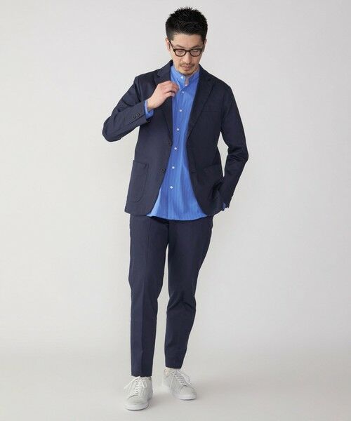 SHIPS / シップス テーラードジャケット | SHIPS: 〈セットアップ対応・手洗い可能〉ウォッシュド ピケ 2ボタン ジャケット | 詳細20