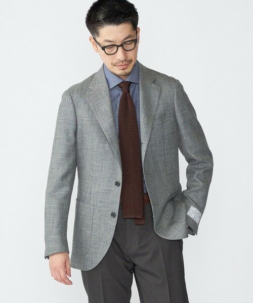 SHIPS / シップス テーラードジャケット | SHIPS: CANONICO シャークスキン ジャケット | 詳細2