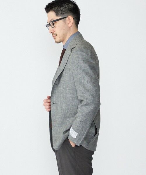 SHIPS / シップス テーラードジャケット | SHIPS: CANONICO シャークスキン ジャケット | 詳細3