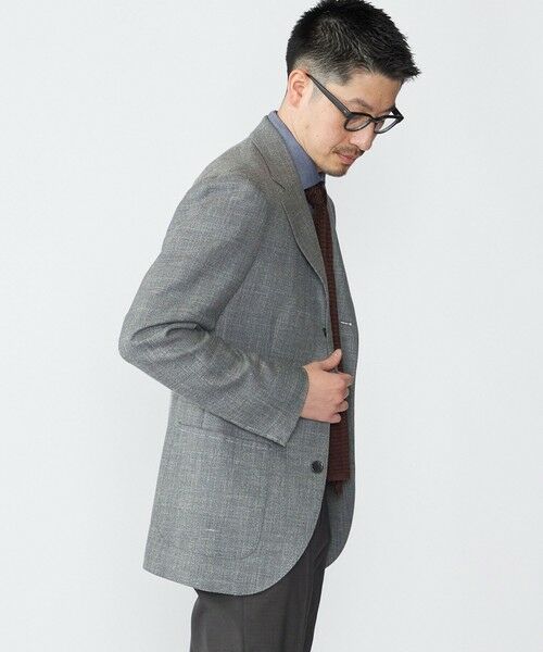 SHIPS / シップス テーラードジャケット | SHIPS: CANONICO シャークスキン ジャケット | 詳細5