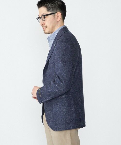 SHIPS / シップス テーラードジャケット | SHIPS: Di Pray メランジ ネイビー ジャケット | 詳細3