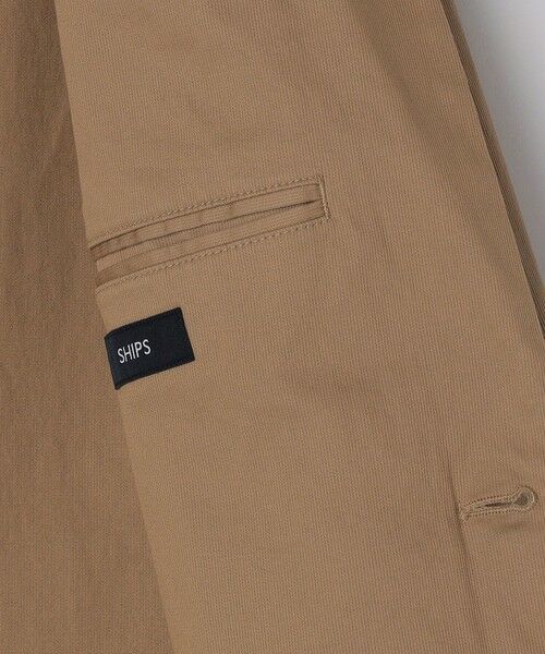 SHIPS / シップス テーラードジャケット | SHIPS:〈手洗い可能・セットアップ対応〉ウォッシュド ピケ 2ボタン ジャケット | 詳細14