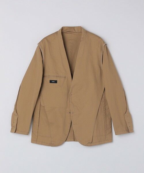 SHIPS / シップス テーラードジャケット | SHIPS:〈手洗い可能・セットアップ対応〉ウォッシュド ピケ 2ボタン ジャケット | 詳細9