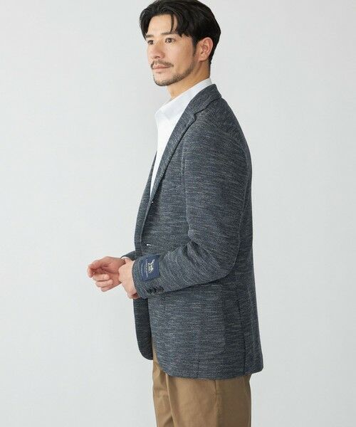 SHIPS / シップス テーラードジャケット | SHIPS: LANIFICIO ROMA メランジ ジャージー ジャケット | 詳細3