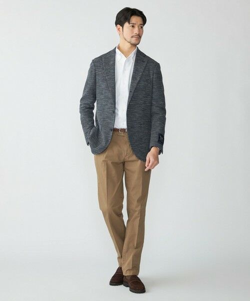 SHIPS / シップス テーラードジャケット | SHIPS: LANIFICIO ROMA メランジ ジャージー ジャケット | 詳細7