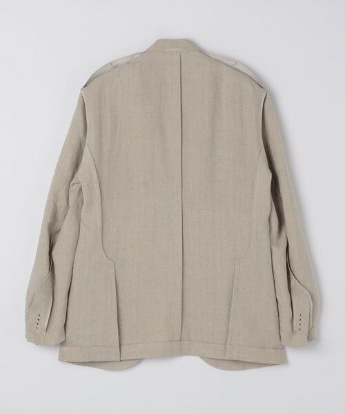 SHIPS / シップス テーラードジャケット | SHIPS: リネン ソリッド シャツ ジャケット | 詳細12