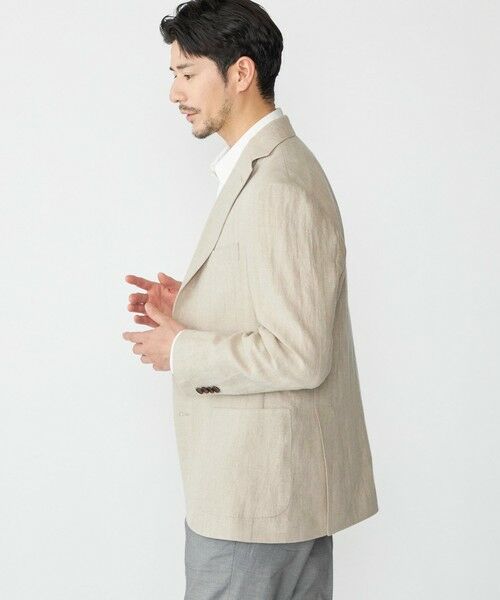 SHIPS / シップス テーラードジャケット | SHIPS: リネン ソリッド シャツ ジャケット | 詳細2