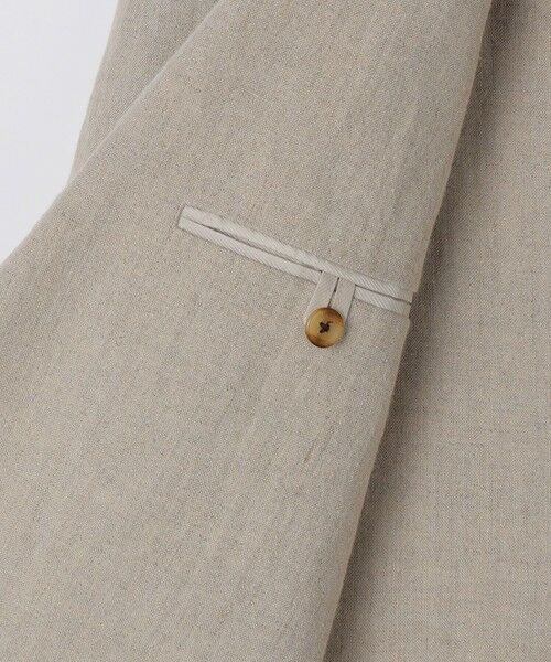 SHIPS / シップス テーラードジャケット | SHIPS: リネン ソリッド シャツ ジャケット | 詳細16