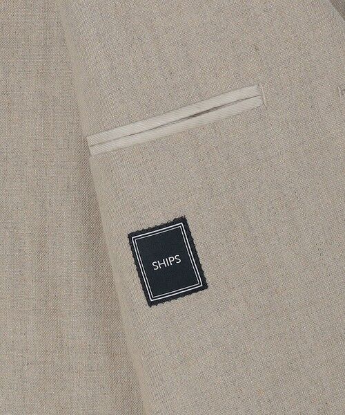 SHIPS / シップス テーラードジャケット | SHIPS: リネン ソリッド シャツ ジャケット | 詳細17