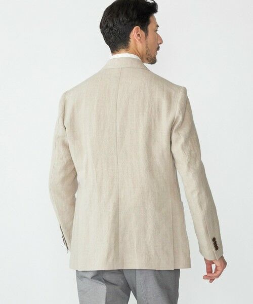 SHIPS / シップス テーラードジャケット | SHIPS: リネン ソリッド シャツ ジャケット | 詳細3