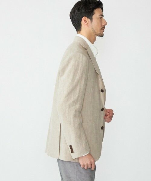 SHIPS / シップス テーラードジャケット | SHIPS: リネン ソリッド シャツ ジャケット | 詳細4