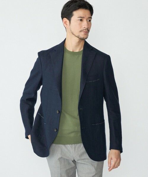 SHIPS / シップス テーラードジャケット | SHIPS: リネン ソリッド シャツ ジャケット | 詳細24