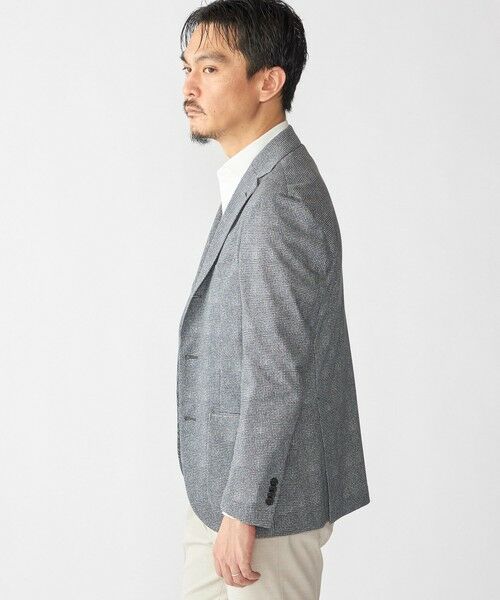 SHIPS / シップス テーラードジャケット | SHIPS: ジャージー ハウンドトゥース プリント ライト ジャケット | 詳細1