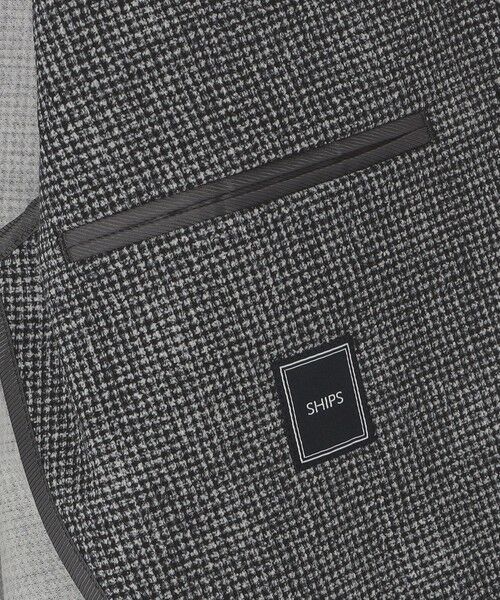 SHIPS / シップス テーラードジャケット | SHIPS: ジャージー ハウンドトゥース プリント ライト ジャケット | 詳細15