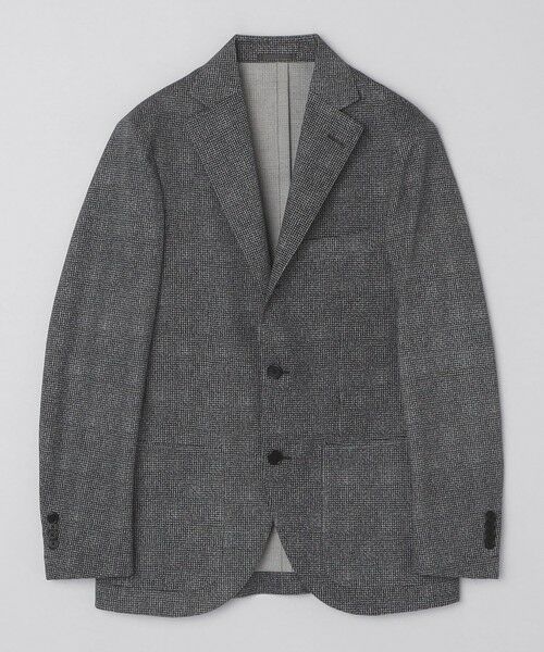 SHIPS / シップス テーラードジャケット | SHIPS: ジャージー ハウンドトゥース プリント ライト ジャケット | 詳細8