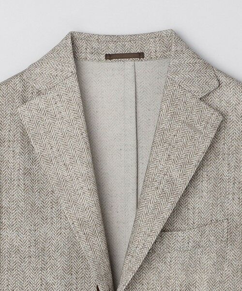 SHIPS / シップス テーラードジャケット | SHIPS: ジャージー ヘリンボーン プリント ライト ジャケット | 詳細12