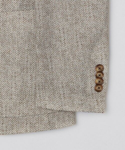 SHIPS / シップス テーラードジャケット | SHIPS: ジャージー ヘリンボーン プリント ライト ジャケット | 詳細13