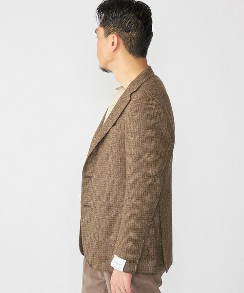 SHIPS / シップス テーラードジャケット | 【SHIPS別注】CARUSO: AIDA ハウンドトゥース ツイード ジャケット | 詳細1