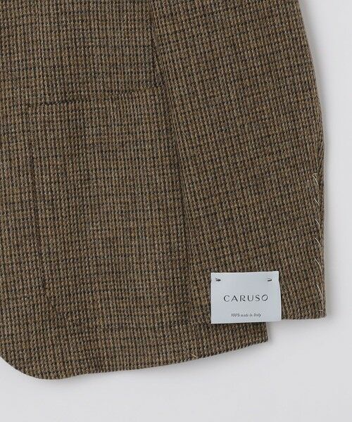 SHIPS / シップス テーラードジャケット | 【SHIPS別注】CARUSO: AIDA ハウンドトゥース ツイード ジャケット | 詳細13