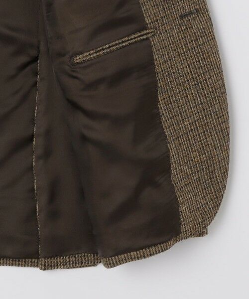 SHIPS / シップス テーラードジャケット | 【SHIPS別注】CARUSO: AIDA ハウンドトゥース ツイード ジャケット | 詳細14