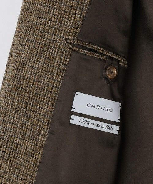 SHIPS / シップス テーラードジャケット | 【SHIPS別注】CARUSO: AIDA ハウンドトゥース ツイード ジャケット | 詳細16
