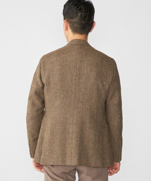 SHIPS / シップス テーラードジャケット | 【SHIPS別注】CARUSO: AIDA ハウンドトゥース ツイード ジャケット | 詳細2
