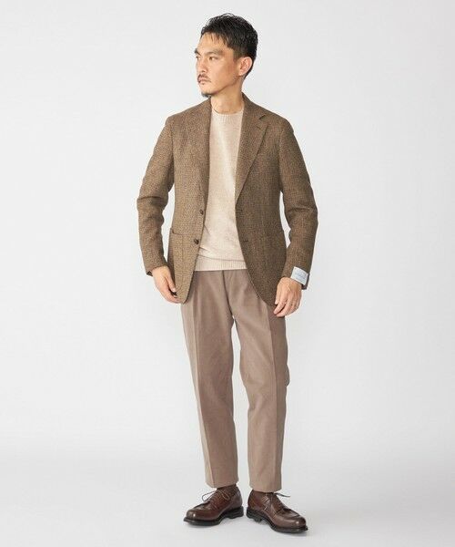 SHIPS / シップス テーラードジャケット | 【SHIPS別注】CARUSO: AIDA ハウンドトゥース ツイード ジャケット | 詳細4