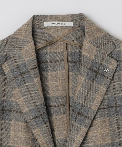 SHIPS / シップス テーラードジャケット | TAGLIATORE: ウール オーバーペーン ジャケット | 詳細9