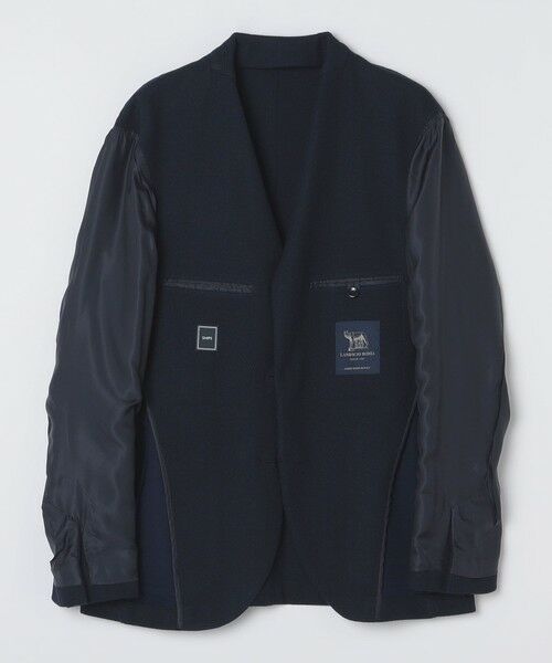 SHIPS / シップス テーラードジャケット | SHIPS: LANIFICIO ROMA ネイビー ソリッド ジャケット | 詳細10