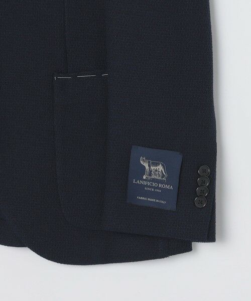 SHIPS / シップス テーラードジャケット | SHIPS: LANIFICIO ROMA ネイビー ソリッド ジャケット | 詳細13