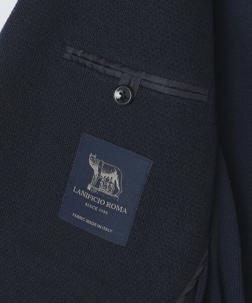 SHIPS / シップス テーラードジャケット | SHIPS: LANIFICIO ROMA ネイビー ソリッド ジャケット | 詳細14