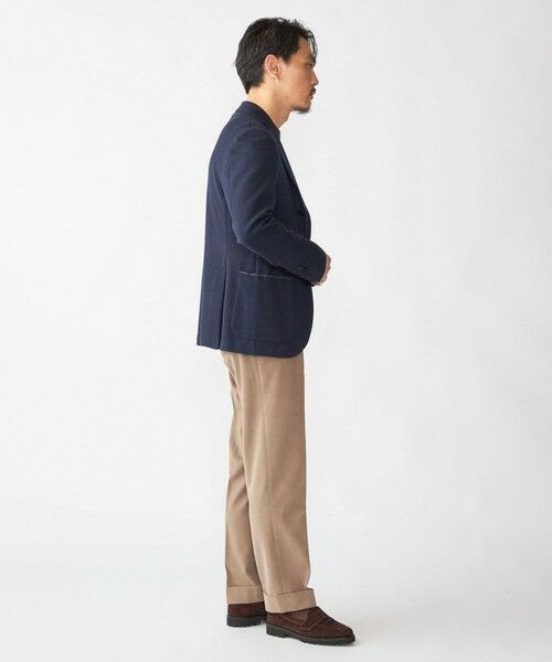 SHIPS / シップス テーラードジャケット | SHIPS: LANIFICIO ROMA ネイビー ソリッド ジャケット | 詳細7
