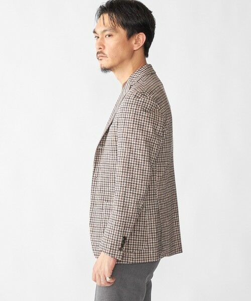 SHIPS / シップス テーラードジャケット | SHIPS: カネマサファブリック ジャージー プリント ガンクラブ ジャケット | 詳細1