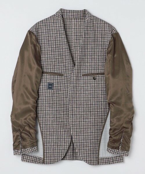 SHIPS / シップス テーラードジャケット | SHIPS: カネマサファブリック ジャージー プリント ガンクラブ ジャケット | 詳細10