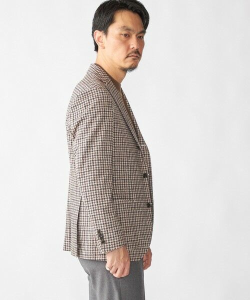 SHIPS / シップス テーラードジャケット | SHIPS: カネマサファブリック ジャージー プリント ガンクラブ ジャケット | 詳細3