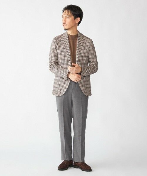 SHIPS / シップス テーラードジャケット | SHIPS: カネマサファブリック ジャージー プリント ガンクラブ ジャケット | 詳細4