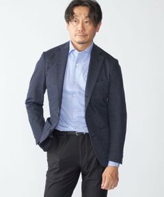 SHIPS / シップス テーラードジャケット | SHIPS: カネマサファブリック ジャージー プリント ハウンドトゥース ジャケット