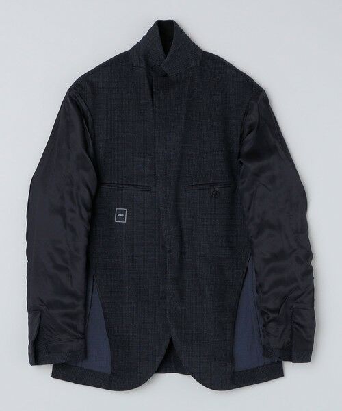 SHIPS / シップス テーラードジャケット | SHIPS: カネマサファブリック ジャージー プリント ハウンドトゥース ジャケット | 詳細10