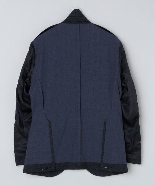 SHIPS / シップス テーラードジャケット | SHIPS: カネマサファブリック ジャージー プリント ハウンドトゥース ジャケット | 詳細11