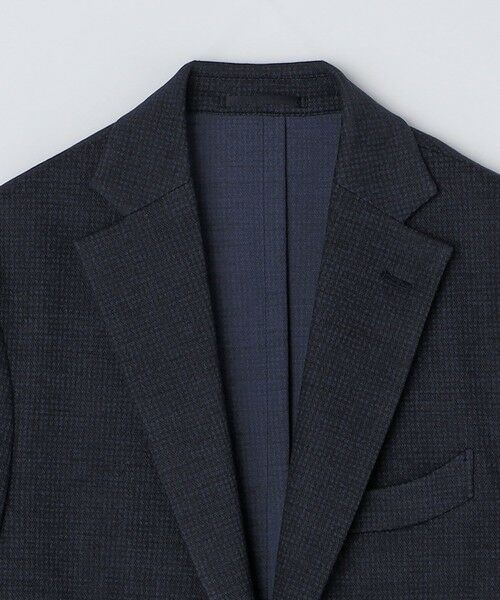 SHIPS / シップス テーラードジャケット | SHIPS: カネマサファブリック ジャージー プリント ハウンドトゥース ジャケット | 詳細12