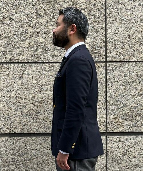 SHIPS / シップス テーラードジャケット | Southwick: CAMBRIDGE ウール ネイビー ブレザー | 詳細2