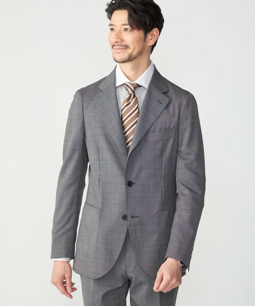 SHIPS / シップス テーラードジャケット | SHIPS:〈セットアップ対応/洗濯機可能〉トロピカル ウォッシャブル ピンヘッド ジャケット | 詳細1